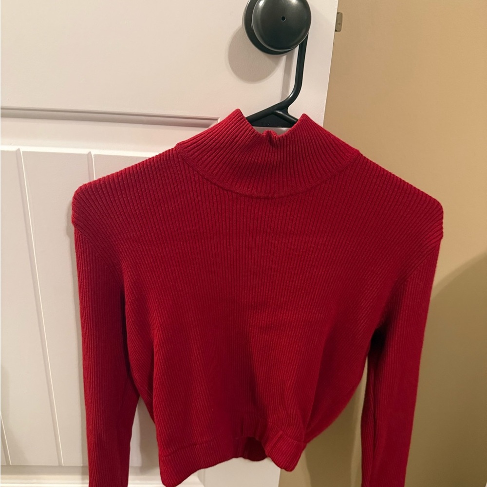 Urban Renewal Red Crew Neck Sweater